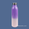 Botella de vacío de arco iris con purpurina de acero inoxidable de 580 ml
